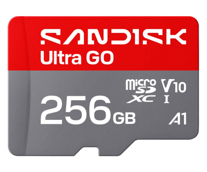Karta pamięci Sandisk 256GB microSDXC Ultra Go UHS-I 190MB/